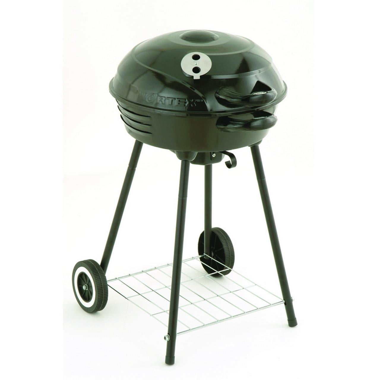 Marsh Allen 18" Black Steel Charcoal Grill with Wheels