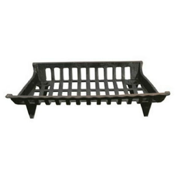 Panacea 24 Inch Cast Iron Fireplace Grate for Fireplace Log Holder Carriers