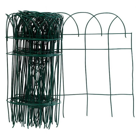 Panacea 240 in. L x 14 in. H PVC Green Scroll Garden Edging