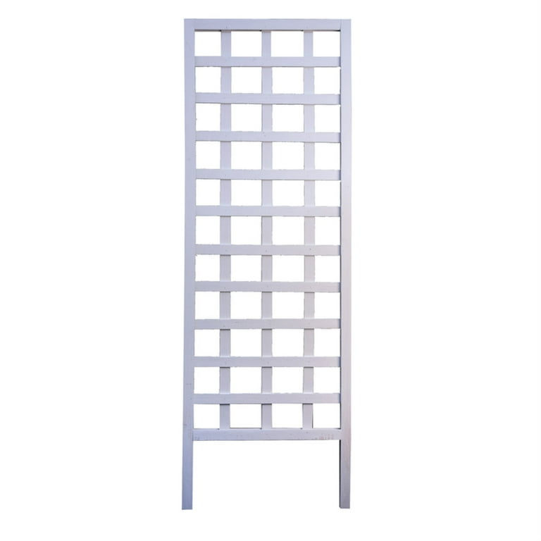 Panacea 72 in. H White Wood Trellis Panacea 72 in. H White Wood Trellis