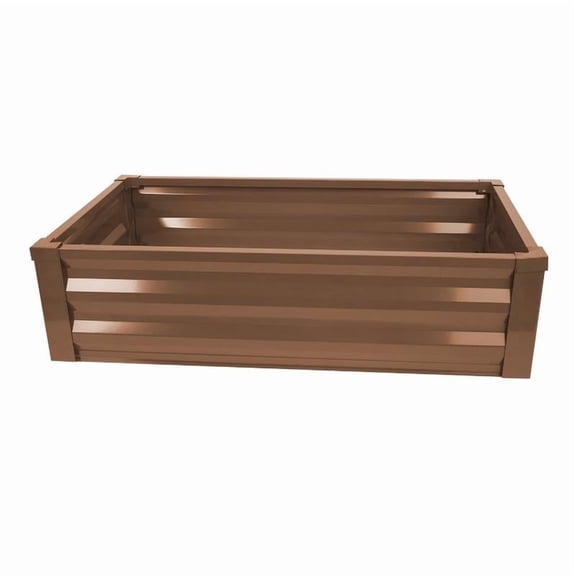 Panacea 83393 Steel Raised Garden Bed, Elevated Planter Box, Galvanized Planter Large