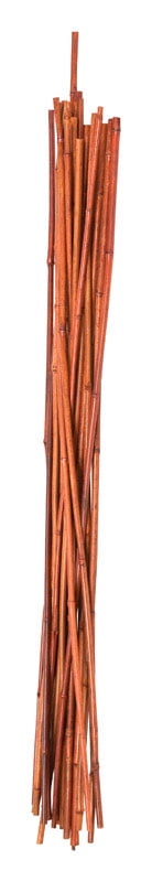 Natural Brown Bamboo Plant Support Stakes, 6 ft, Pack of 6