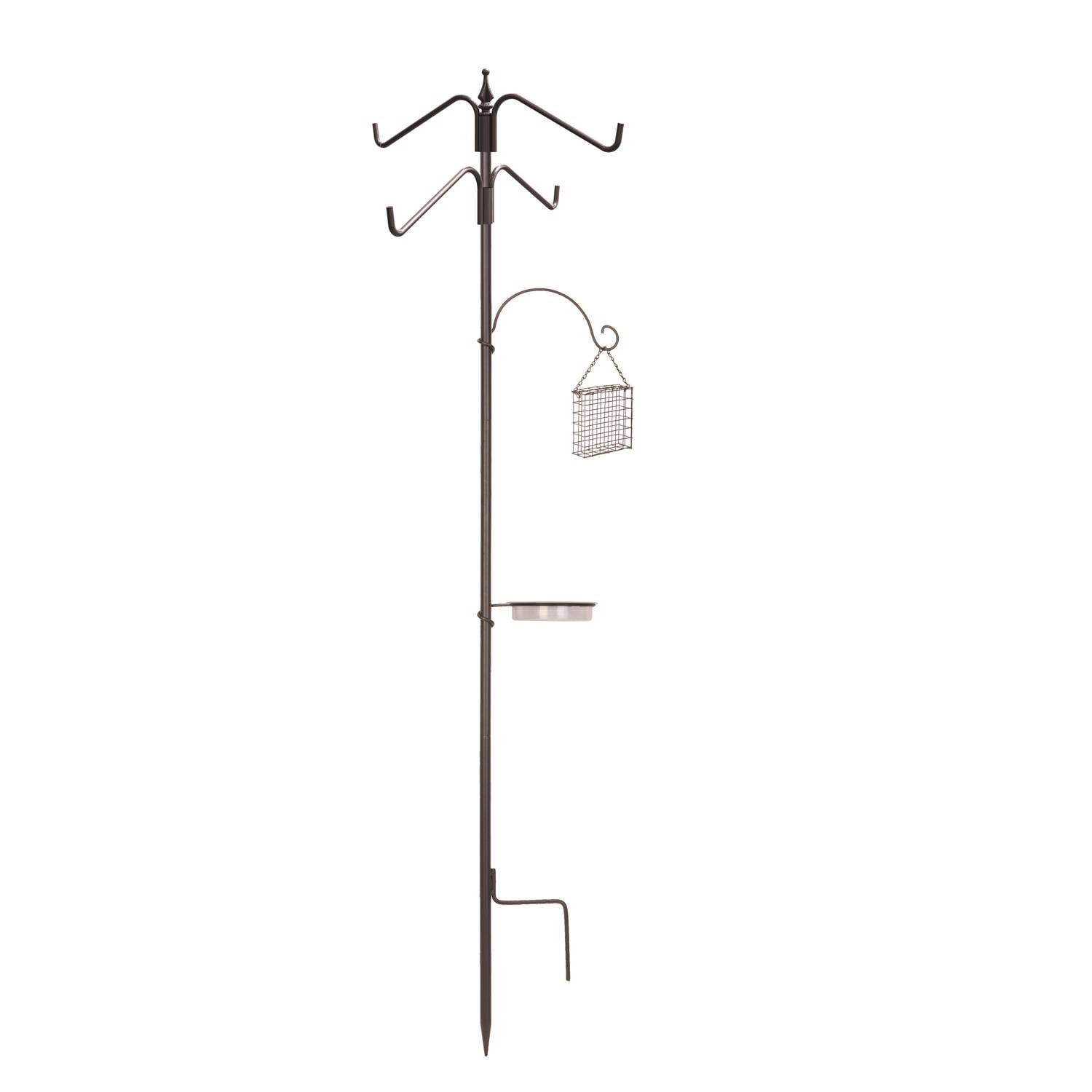 Panacea 85 in. Bird Feeder Hook, Black