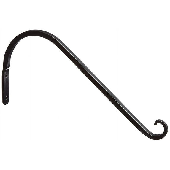 Panacea 89412 Forged Angled Wall Bracket, Black, 12-Inch