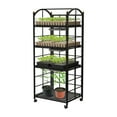 thumbnail image 1 of Panacea Adjustable Shelf Plant Stand/Patio Greenhouse with Grow Lights, 1 of 11