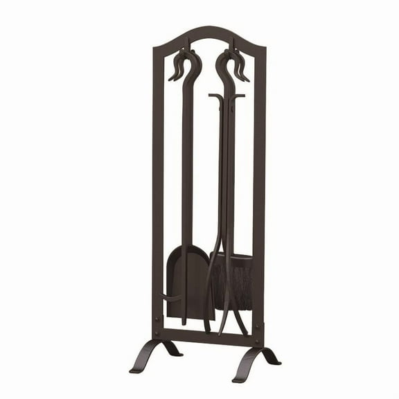 Panacea Products 5-Piece Wrough iron Fireplace Tools Set