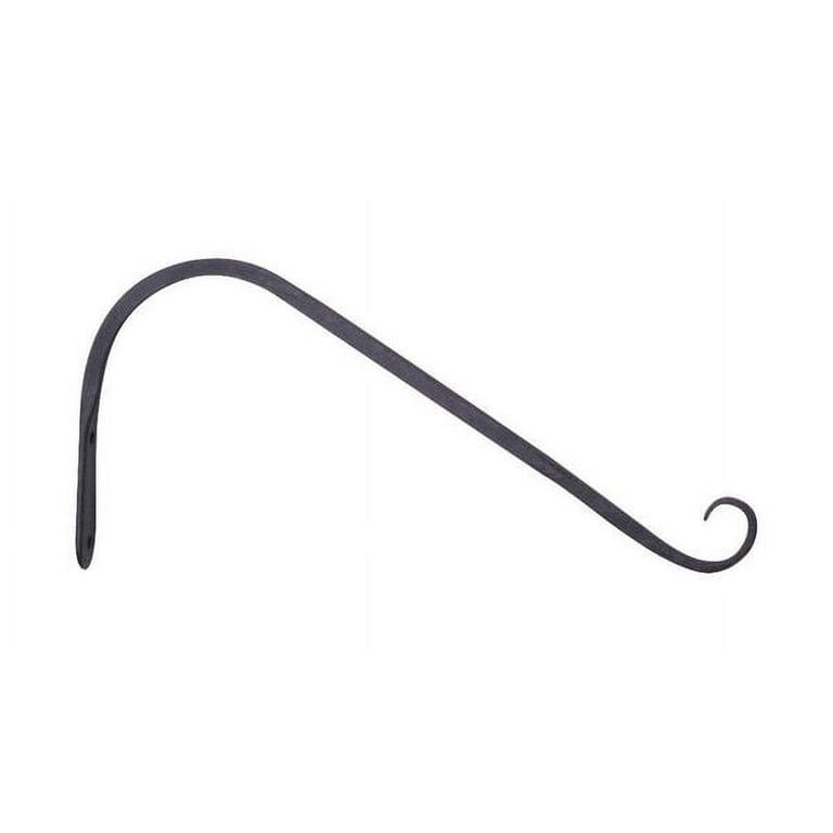 Panacea Black Wrought Iron 12 in. H Angled Plant Hook Panacea Black Wrought Iron 12 in. H Angled Plant Hook