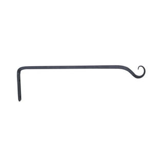 Panacea Black Wrought Iron 15 in. H Straight Plant Hook