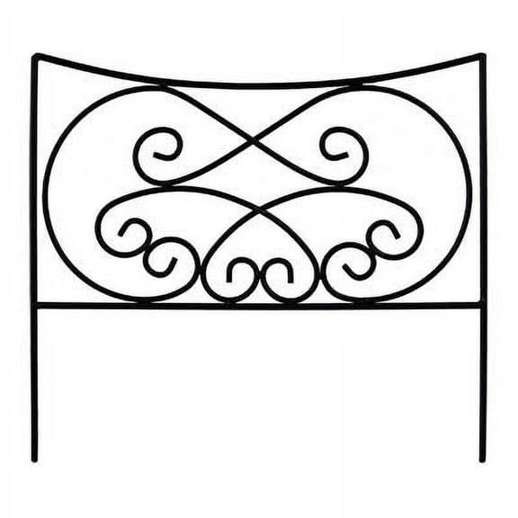Panacea Crossing Scrolls Border Fence, 16"H, Pack of 12