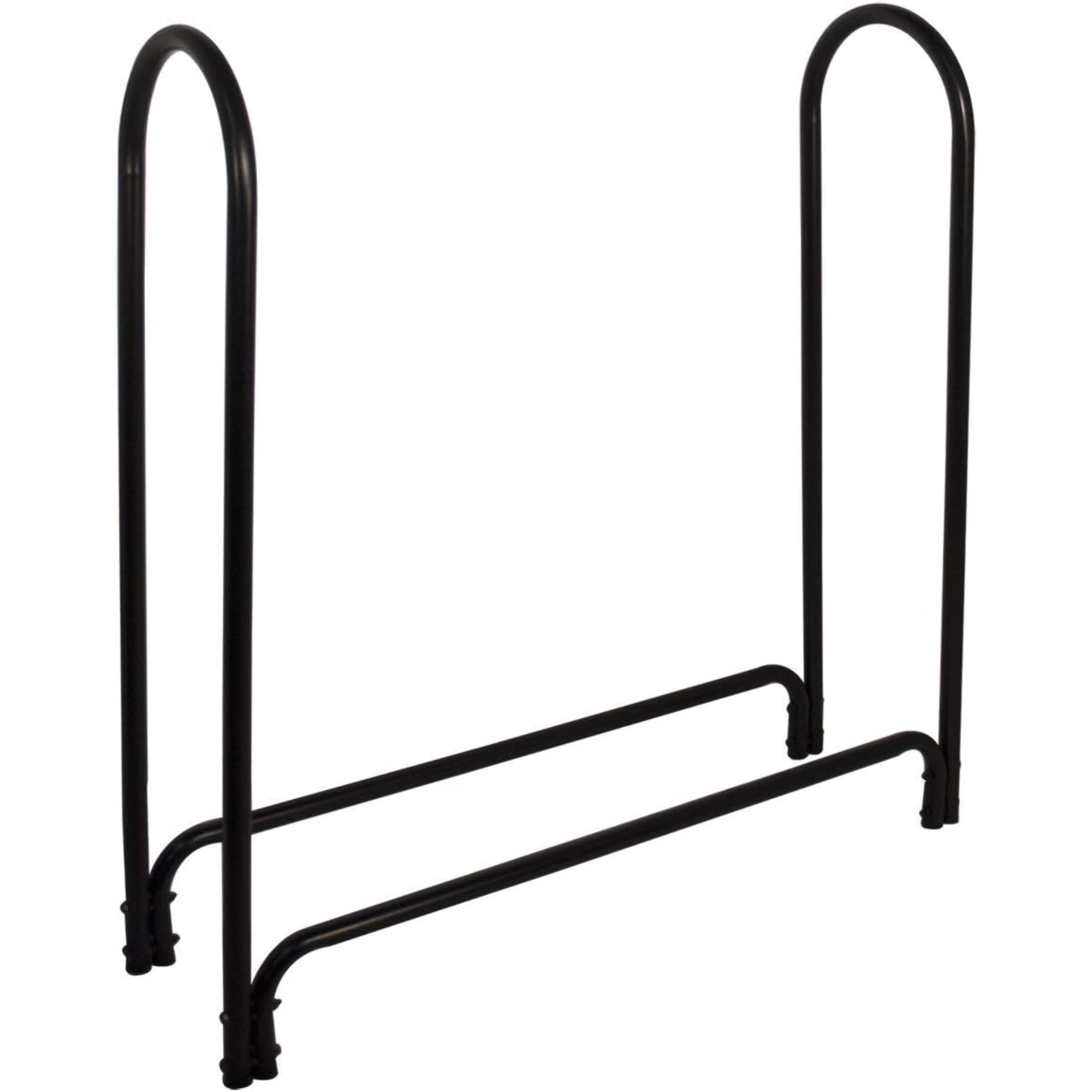 Panacea 48'' Black Powder Coated Steel Outdoor Log Rack