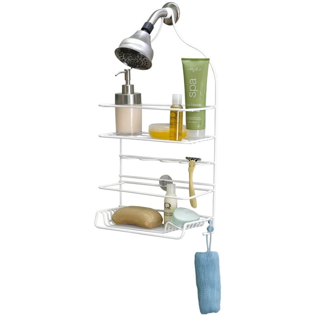 Panacea Extra Large Shower Caddy, White
