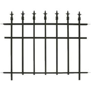 Panacea Finial Decorative Metal Garden Fence Border - Expandable Lawn Fencing, 5 pack