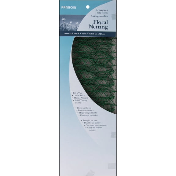 Panacea Floral Netting 12"X18"-Green