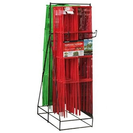 Panacea Garden Support Series 62" Metal 4-Panel Tomato Plant Support with Multicolor (20 Count)