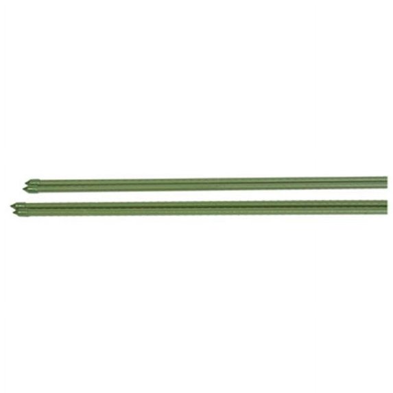 Panacea Green Coated Metal Plant Stake 24" Tall, Pack of 50, Garden Landscaping Stakes