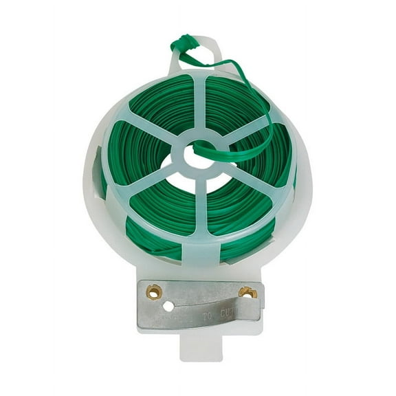 Panacea Green Plastic Plant Support Twist Tie - Green