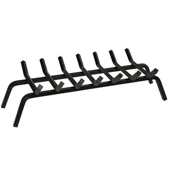 Panacea Heavy Duty Wrought Iron Seven Bar Fire Grate, 30"