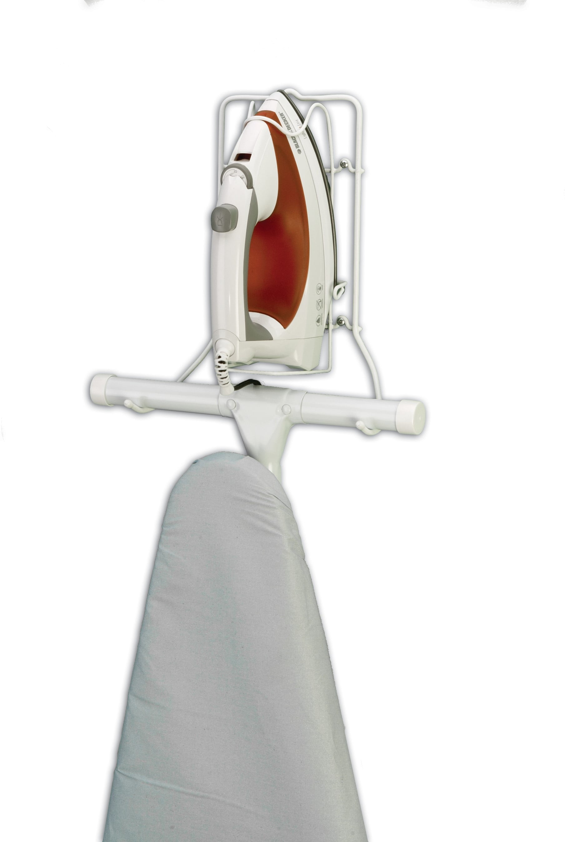 Panacea Iron and Ironing Board Holder, White