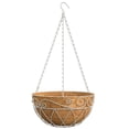 thumbnail image 1 of Panacea Panacea 83550 French Country Hanging Basket, Steel, White, 14", 1 of 1