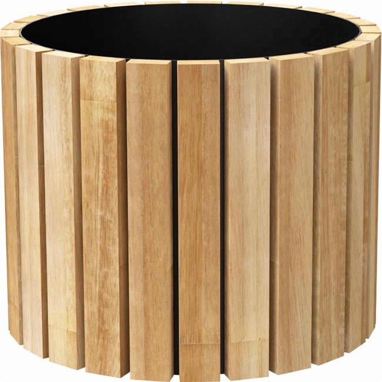 Panacea Products 80285 10.75 x 12 in. Cedar Slat Wood Planter with Plastic Fabric Liner - Case of 6