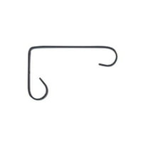Panacea Products 259346 6 in. Powder-Coated Steel Hanging Plant Bracket, Black