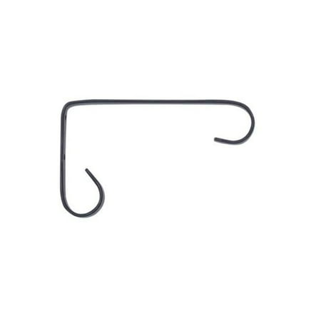 Panacea Products 259346 6 in. Powder-Coated Steel Hanging Plant Bracket, Black