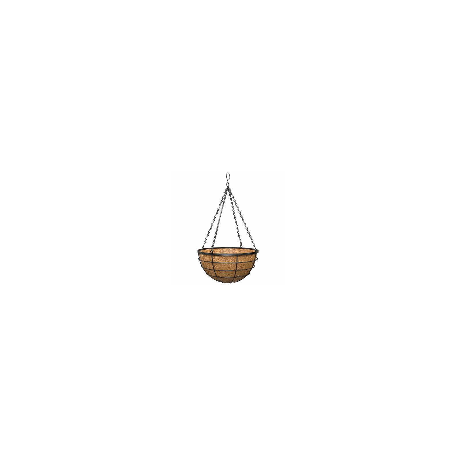 Panacea Products 272278 14 in. Modern Farmhouse Hanging Basket, Black - Pack of 6