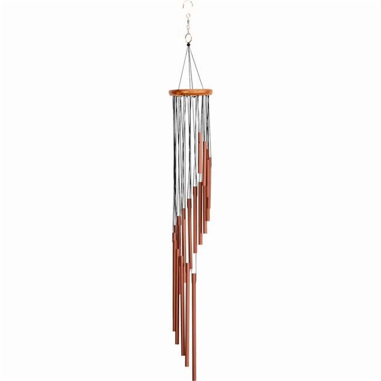 Panacea Products 80107 36 in. Symphony Wind Chime with 18 Aluminum Tubes - Copper - Case of 30