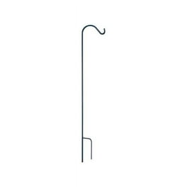 Panacea Black Steel 64 in. H Single Crook Plant Hook Panacea Black Steel 64 in. H Single Crook Plant Hook