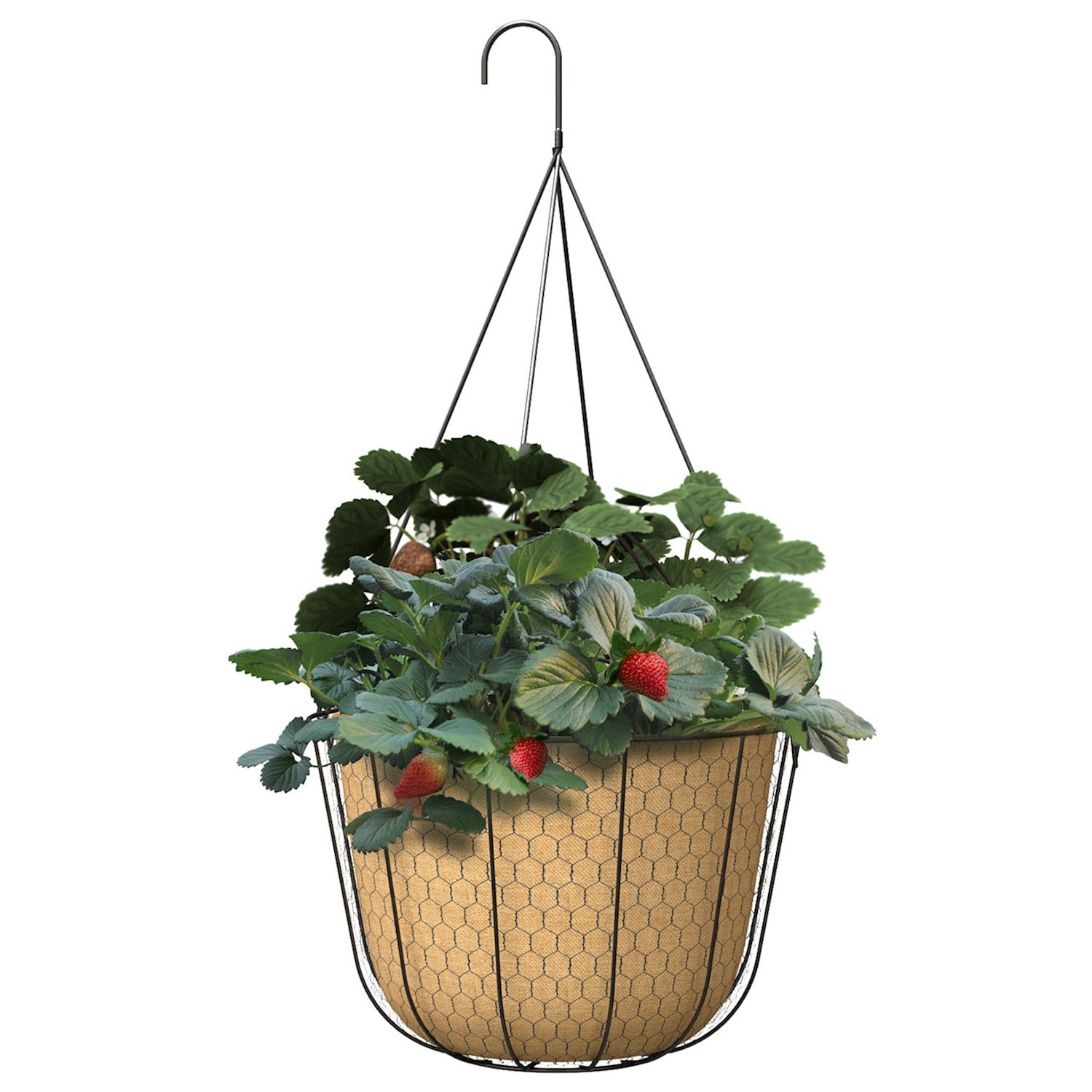 Panacea Products 84280 086237 12" Hanging Basket Burlap Liner