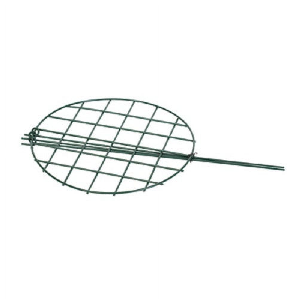 Panacea Products 89323GT 20" x 14" Green Steel Plant Support Grow Thru Ring - Quantity of 18