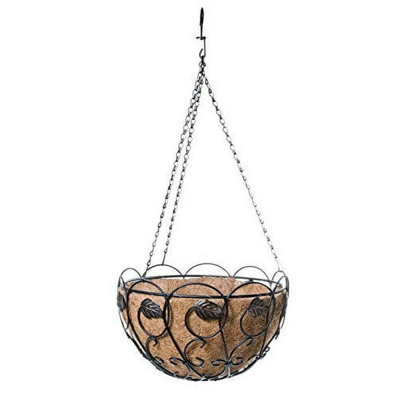 Panacea Products Hanging Basket 14 " Bronze Black