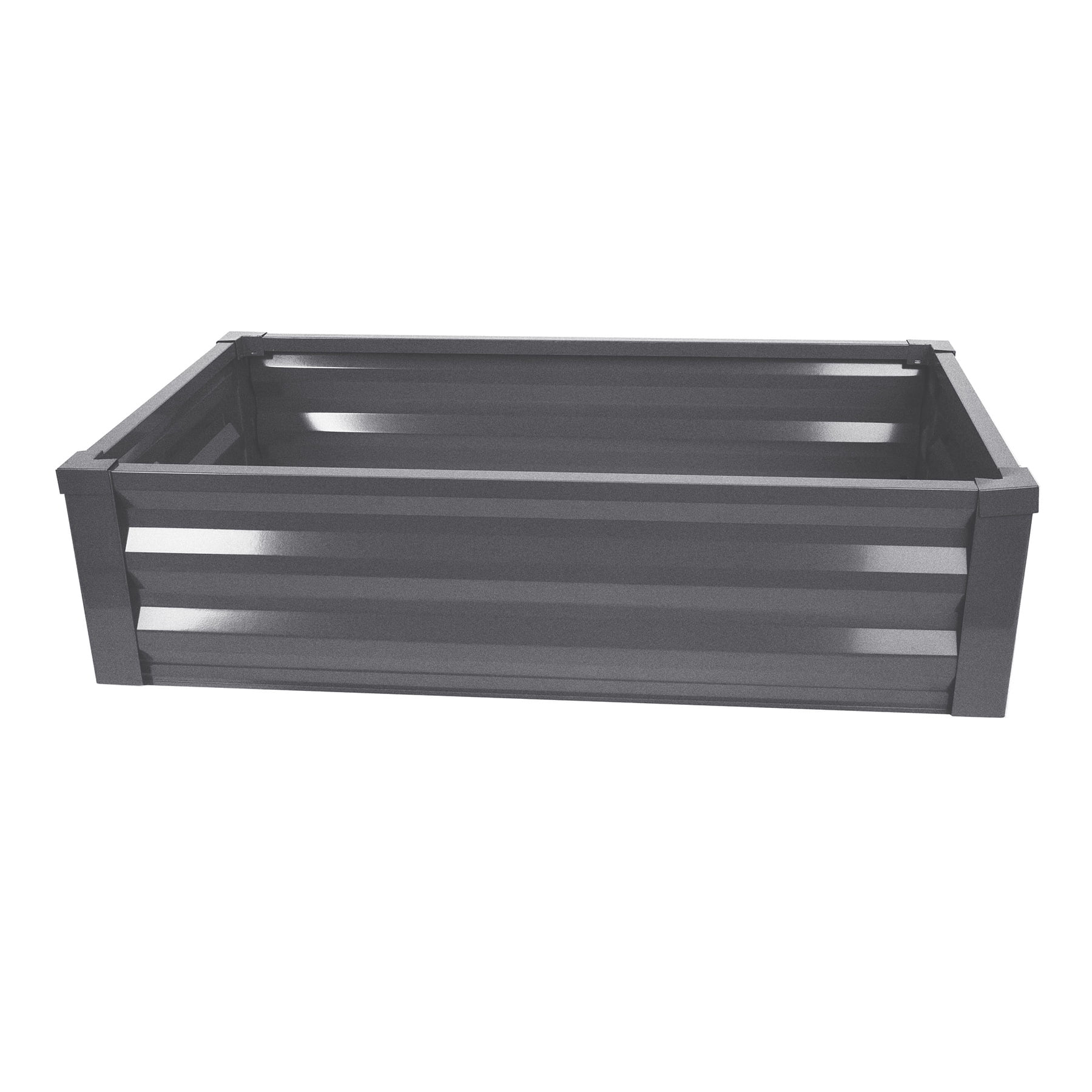 Panacea Antique Iron Raised Garden Bed, 4 ft x 2 ft Vintage Metal Planter for Flowers & Vegetables