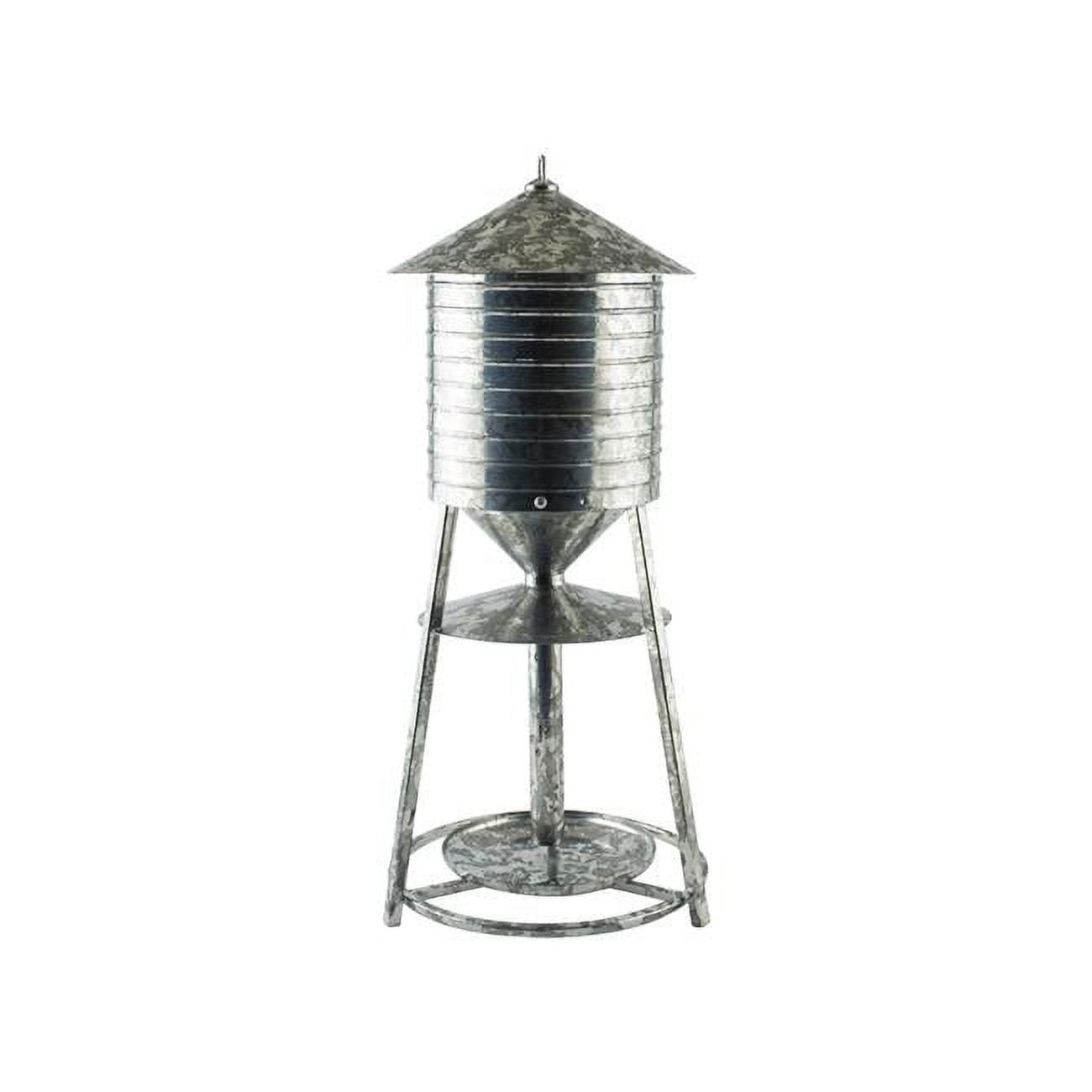 Rustic Galvanized Metal Hanging Squirrel Resistant Bird Feeder