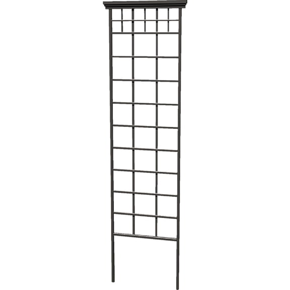 Panacea Mission Trellises, Black, 78"H, Pack of 5