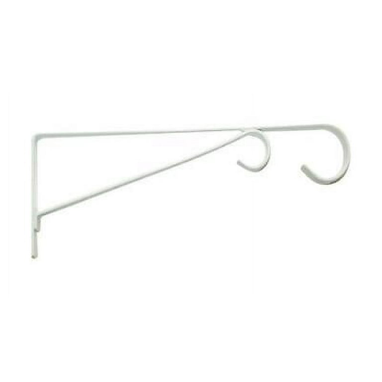 Panacea White Steel 12 in. H Straight w/Loop Plant Hook Panacea White Steel 12 in. H Straight w/Loop Plant Hook