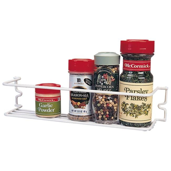 Panacea White Vinyl Coated Wire Spice Rack - Walmart.com