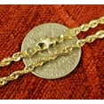 thumbnail image 1 of Panache 10K Solid Yellow Gold Diamond Cut Rope Chain Necklace, 16 - 30 in, (Includes Gift Box), 1 of 1