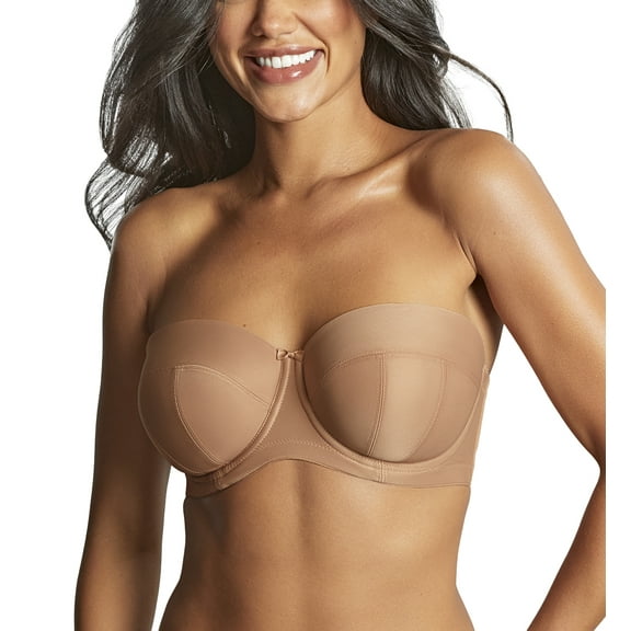 Panache Alice Strapless Underwire Bra (11040),32J,Honey