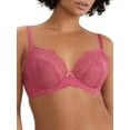 thumbnail image 1 of Panache Ana Lace Plunge Underwire Bra (9396),28GG,Berry Pink, 1 of 6
