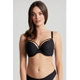 thumbnail image 1 of Panache BLACK Elan Luxe Plunge Cage Underwire Bra, US 30E, UK 30DD, 1 of 2