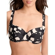 Panache BLACK SAND Olivia Full Cup Bikini Swim Top, US 36H, UK 36FF