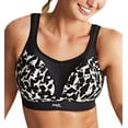 thumbnail image 1 of Panache Boundless Racerback Non-Wire Sports Bra (7341B),34H,Mono Print, 1 of 6