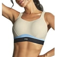 thumbnail image 1 of Panache Boundless Racerback Non-Wire Sports Bra (7341M),36D,Chalk/Black, 1 of 7
