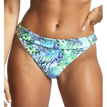 Panache Cape Verde Brazilian Swim Pant (SW1666),8-XS,Wild Animal