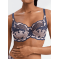 thumbnail image 1 of Panache Clara Full Cup Underwire Bra (7255),40FF,Navy/Pearl, 1 of 4