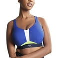thumbnail image 1 of Panache Endurance Ultra Perform Non-padded Underwire Sports Bra (5022),28FF,Blue, 1 of 7