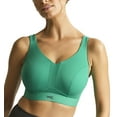 thumbnail image 1 of Panache Endurance Ultra Perform Non-padded Underwire Sports Bra (5022),36DD,Green, 1 of 7