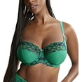 thumbnail image 1 of Panache Envy Balcony Underwire Bra (7285),30GG,Emerald Leopard, 1 of 10
