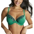 thumbnail image 1 of Panache Envy Plunge Underwire Bra (7286),34G,Emerald Leopard, 1 of 8